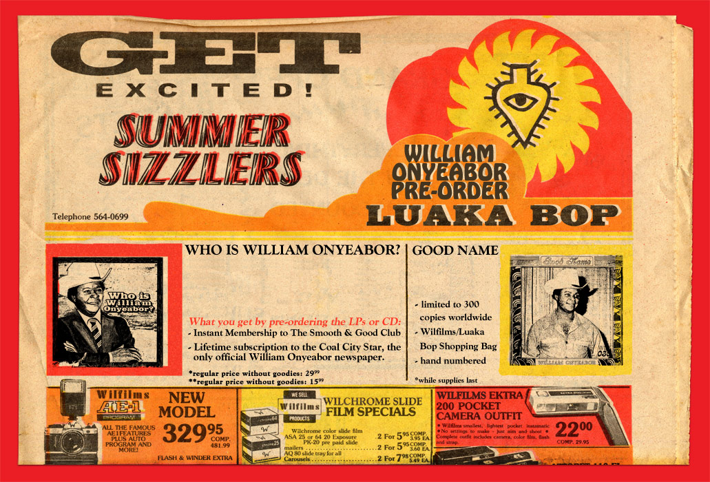 William Onyeabor Pre-Order